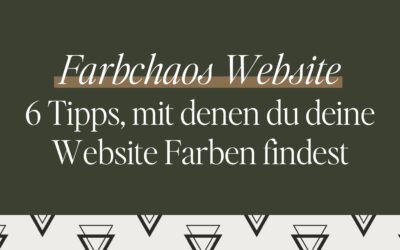 Farbchaos: 6 Tipps, mit denen du deine Website Farben findest