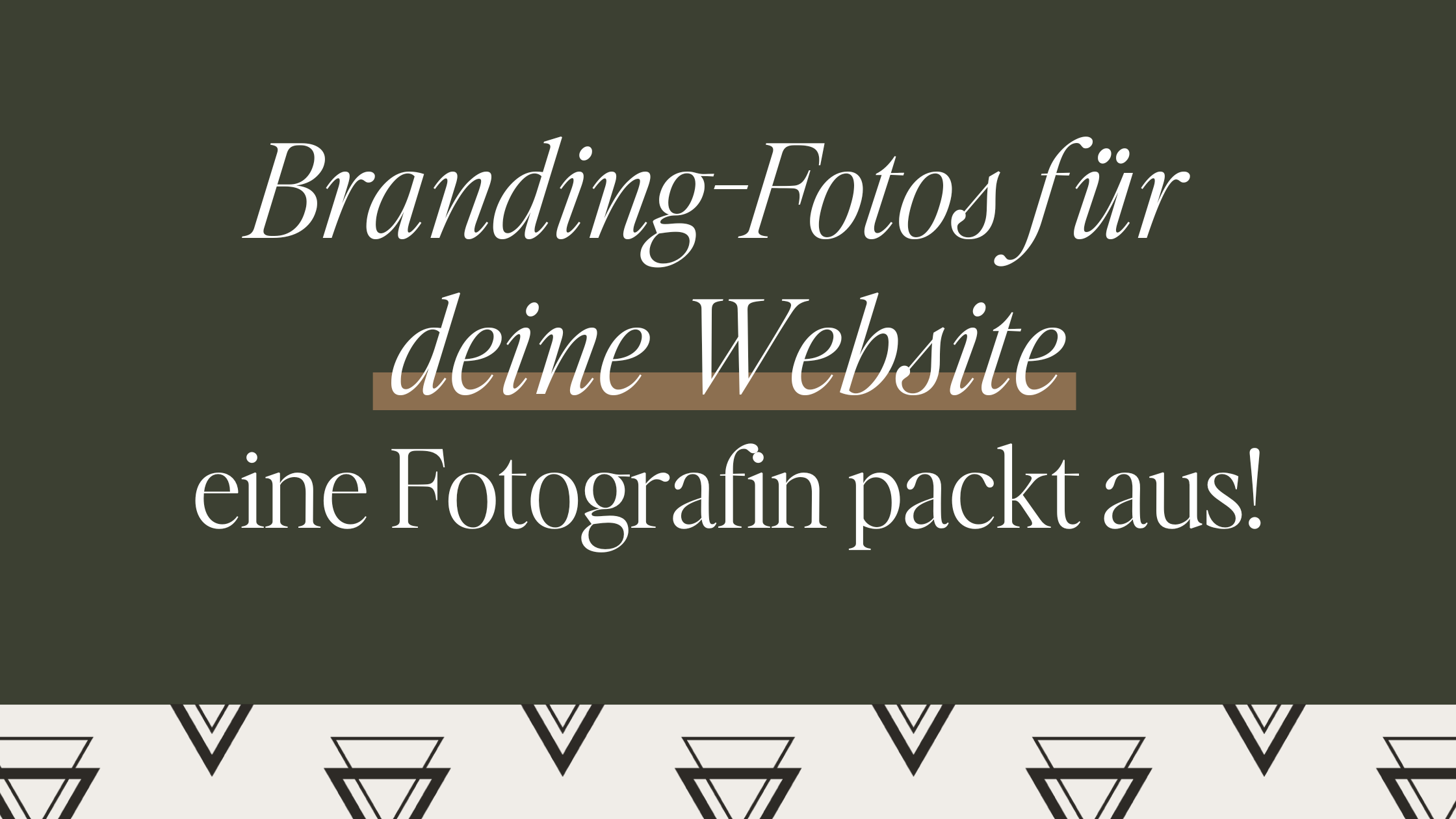 Warum du für deine Website Branding-Fotos brauchst