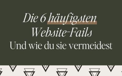 Die 6 häufigsten Website-Fails – und wie du sie vermeidest