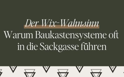 Der Wix-Wahnsinn: Warum Baukastensysteme oft in die Sackgasse führen