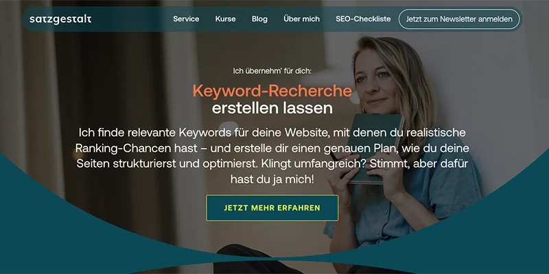 Button-Beispiel-Maike Screenshot schöner Buttons auf der Website von Satzgestalt