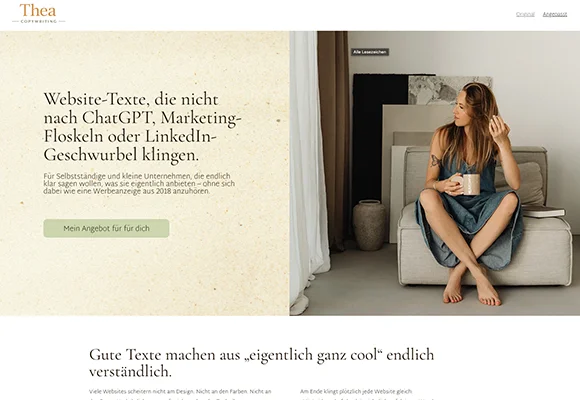 Vorlage2 Originalvorlage für das Website Kompakt Angebot